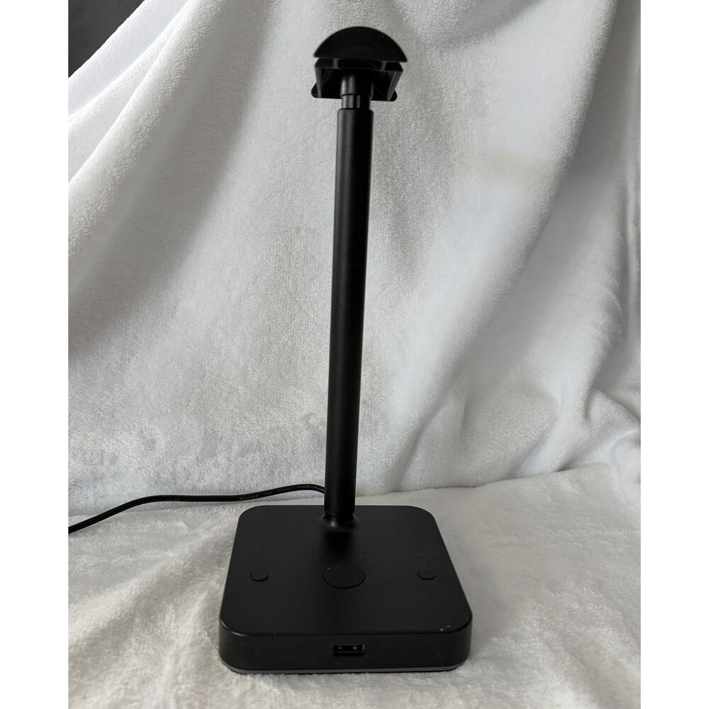 Kafri Headphone Stand with Wireless Charger Headset Holder Black Lights